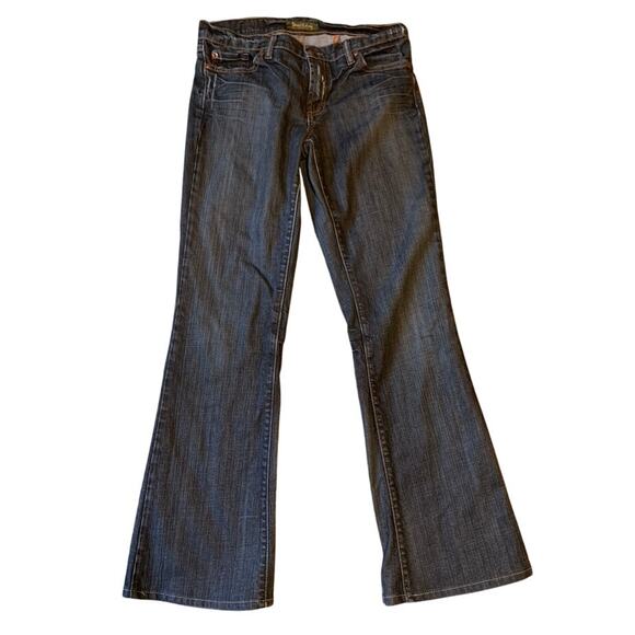 David Kahn Denim - David Kahn Jeans Women Size 29 Nikki Wide Leg 30x32 Blue Bootcut Med Wash